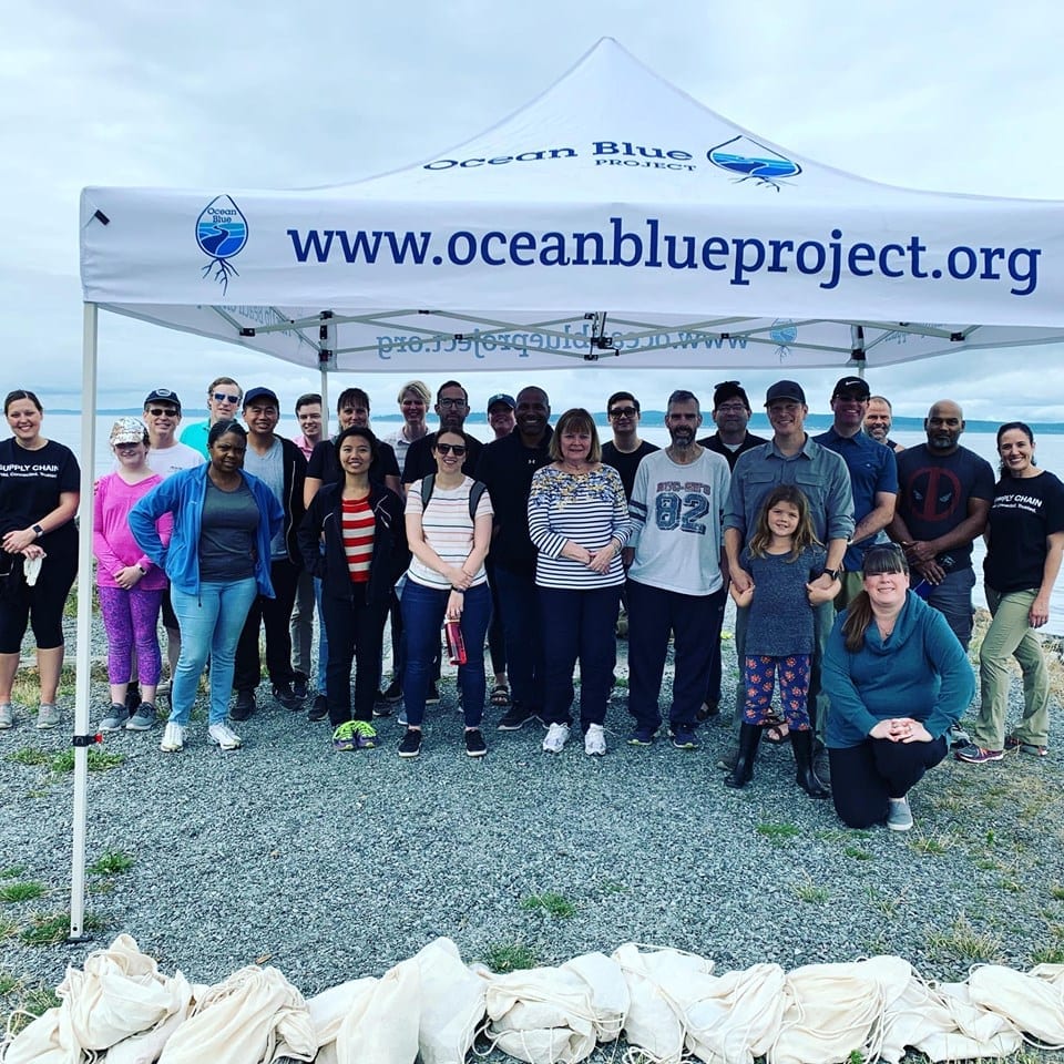 Seattle Beach Cleanup Volunteers Ocean Blue Project